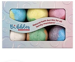 Fragrances, Perfumes, Cosmetics Bath Bomb Set, 6 pcs - Bubbles Natural Bombs For All Family Members