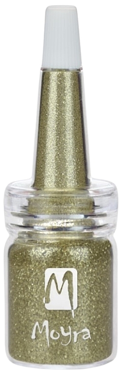 Glitter Nail Powder, bottle - Moyra Glitter Powder In Bottle — photo N1