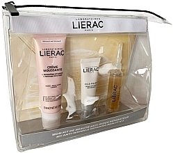 Fragrances, Perfumes, Cosmetics Set - Lierac Anti-Wrinkle Repairing Travel Kit (cl/foam/30ml + f/cr/10ml + f/ser/10ml + bag)