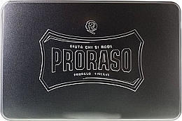 Fragrances, Perfumes, Cosmetics Set - Proraso Classic Shaving Metal Green (pre/cr/100ml + sh/cr/150ml + ash/cr/100ml + brush + acc)