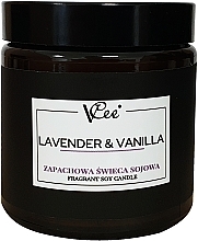 Fragrances, Perfumes, Cosmetics Lavender & Vanilla Scented Soy Candle - Vcee Lavender & Vanilla Fragrant Soy Candle
