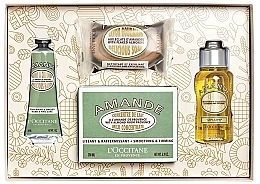 Fragrances, Perfumes, Cosmetics Set - L'Occitane Almond (sh/oil/75ml + milk/200ml + soap/50g + h/cr/30ml)