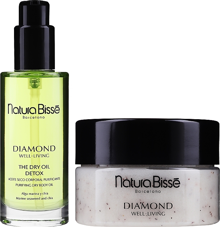 Set - Natura Bisse Diamond Well-Living Holiday Set (b/oil/100ml + b/scr/200ml) — photo N2