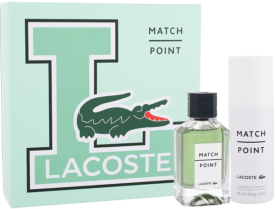 Lacoste Match Point - Set (edt/100ml + deo/spray/150ml)  — photo N1