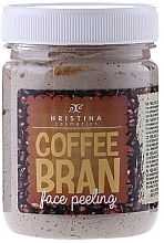 Fragrances, Perfumes, Cosmetics Coffee Bran Face Peeling - Hristina Cosmetics Coffee Bran Face Peeling