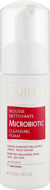 Cleansing Foam for Oily Skin - Guinot Mousse Microbiotic — photo N1