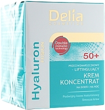 Fragrances, Perfumes, Cosmetics Lifting Cream Concentrate 50+ - Delia Hyaluron Fusion Anti-Wrinkle-Lifting Day and Night Cream Concentrate 50+