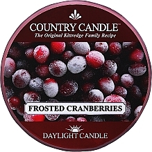 Fragrances, Perfumes, Cosmetics Frosted Cranberry Tea Light - Country Candle Frosted Cranberry Daylight