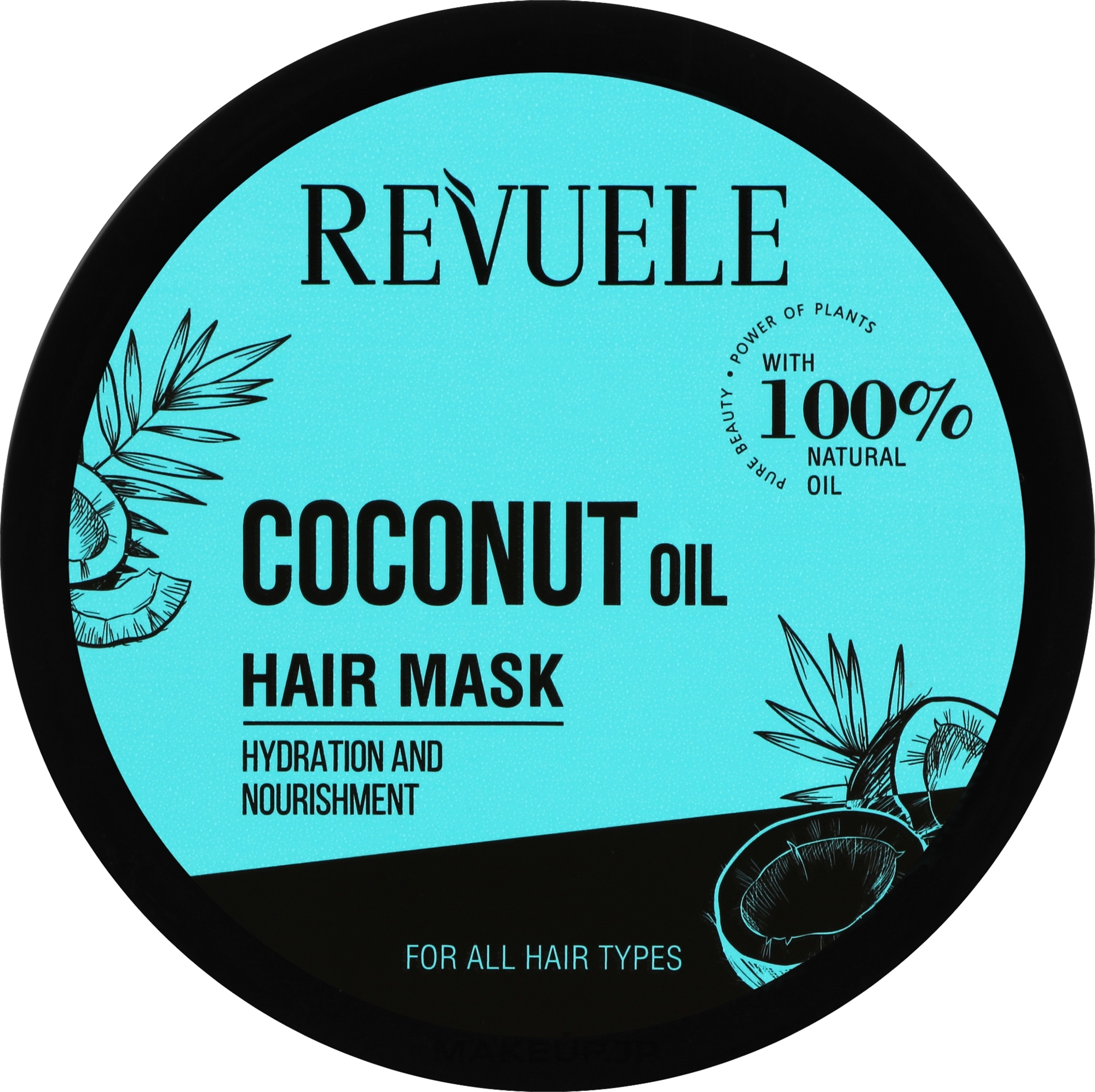 Hair Mask with Coconut Oil - Revuele Coconut Oil Hair Mask — photo 360 ml
