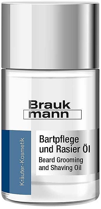 Beard Care and Shaving Oil - Hildegard Braukmann Brauk Mann Beard Grooming & Shaving Oil — photo N1