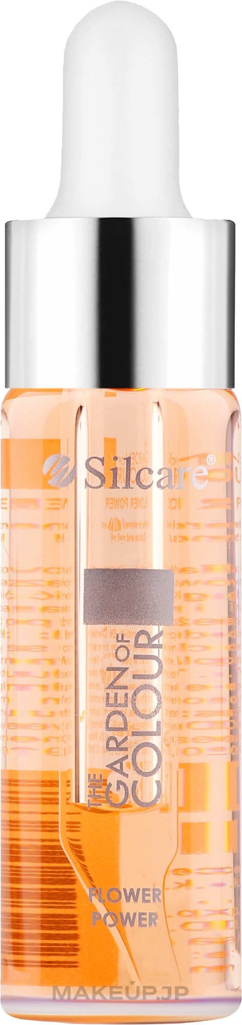 Nail & Cuticle Oil with Pipette - Silcare Garden of Colour Cuticle Oil Flower Power — photo 15 ml