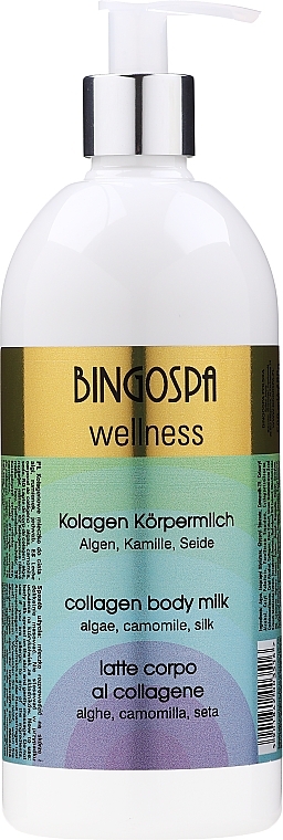 Collagen Body Lotion with Algae, Chamomile and Silk - BingoSpa — photo N1