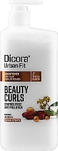 Curly Hair Conditioner - Dicora Urban Fit Conditioner Beauty Curls Control Frizz — photo N3