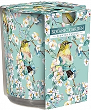 Fragrances, Perfumes, Cosmetics Scented Candle in Glass 'Botanical Garden' - Bispol Scented Candle Botanic Garden