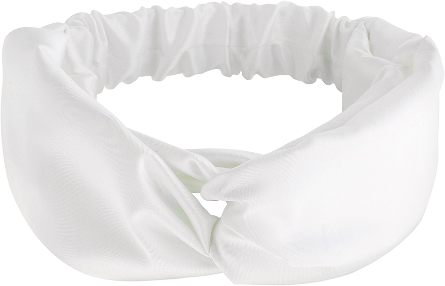 Satin Twist Headband, Milky - MakeUp — photo N1