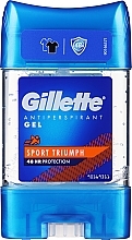 Fragrances, Perfumes, Cosmetics Gel Antiperspirant-Deodorant - Gillette Triumph Sport Anti-Perspirant Gel for Men