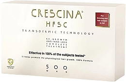 Fragrances, Perfumes, Cosmetics Re-Growth Anti-Hair Loss Treatment for Men - Crescina Transdermic HFSC Complete 500 Man