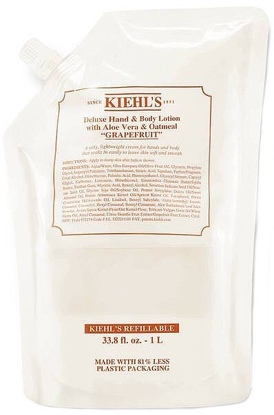 Grapefruit Body Milk - Kiehl's Hand & Body Lotion (replacement unit) — photo N1