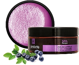 Blueberry Regenerating Body Scrub - M'onduniq SPA Velvet Blueberry Nourishing Peeling For The Body Palms And Feet — photo N2