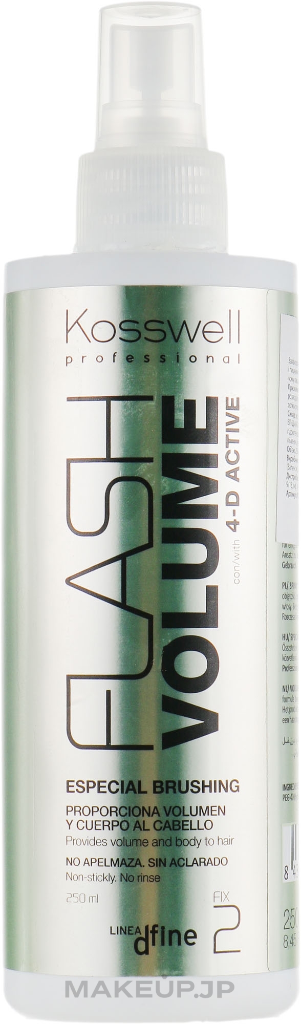 Volume Spray - Kosswell Professional Dfine Flash Volume — photo 250 ml