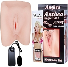 Fragrances, Perfumes, Cosmetics Vibrating Masturbator - Anthea Realistic Vibring Vagina & Ass Flesh