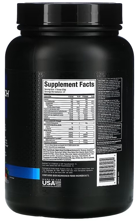 Fruit Punch Creatine Complex - MuscleTech Performance Series Cell Tech Creatine Fruit Punch — photo N2