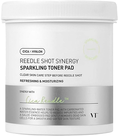 Smoothing Face Pads - VT Cosmetics Reedle Shot Synergy Sparkling Toner Pad — photo N3