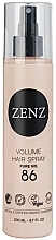 Fragrances, Perfumes, Cosmetics Volumizing Spray - Zenz Organic No. 86 Volume Hair Spray