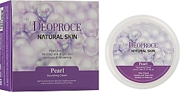 Fragrances, Perfumes, Cosmetics Nourishing Cream with Pearl Extract - Deoproce Natural Skin Pearl Nourishing Cream