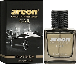 Car Air Freshener - Areon Luxury Car Perfume Long Lasting Platinum — photo N1