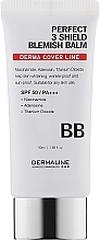 Fragrances, Perfumes, Cosmetics BB-Cream - DermaLine Perfect 3 Sheld Blemish Balm SPF 50/PA+++