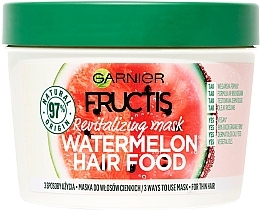 Fragrances, Perfumes, Cosmetics Hair Mask - Garnier Fructis Hair Food Plumping Watermelon Mask