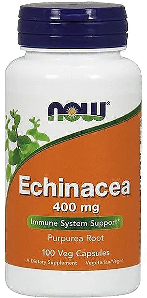 Echinacea Capsules, 400mg - Now Foods Echinacea Purpurea — photo N1
