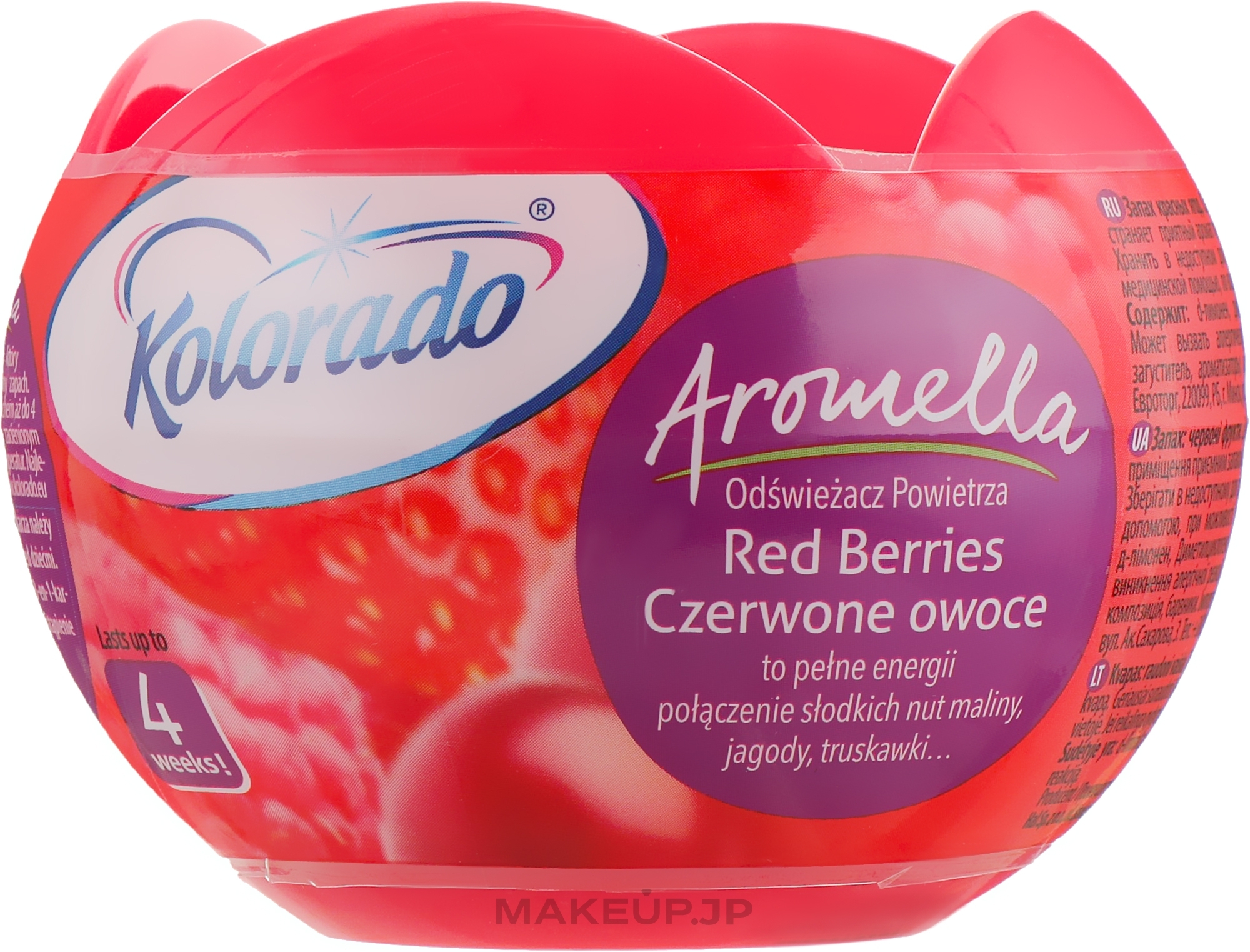 Gel Air Freshener "Red Berries" - Kolorado Aromela — photo 150 ml