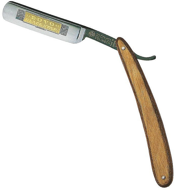 Straight Razor, packawood - Dovo Straight Razor 5/8" Pakkawood Blackstar — photo N1