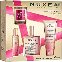 Fragrances, Perfumes, Cosmetics Nuxe Prodigieux Floral - Set (perf/15ml + oil/100ml + sh/gel/100ml + candle/70g)