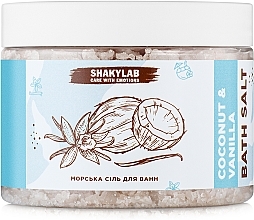 Bath Sea Salt "Coconut & Vanilla" - SHAKYLAB Natural Bath Salt — photo N1