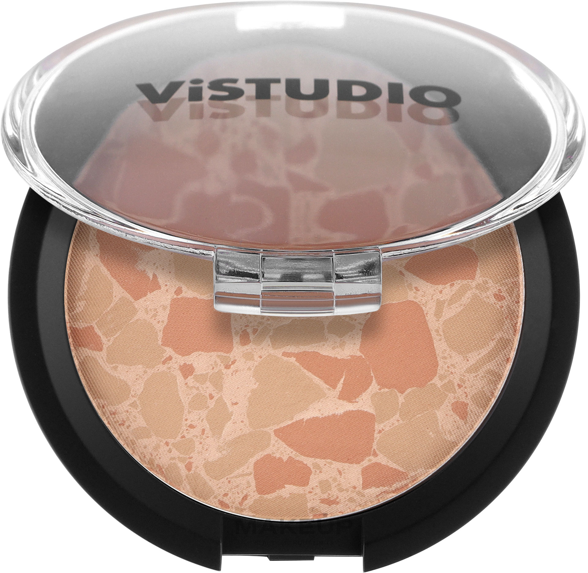 Palladio Compact Powder - Vistudio Compact face powder Palladio effect — photo Light Beige