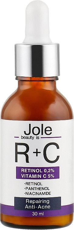 Retinol and Vitamin C Serum - Jole Retinol 2 + Vitamin C5 Anti Acne Serum — photo N1