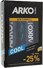 Fragrances, Perfumes, Cosmetics Set - Arko Men Cool (foam/200ml + sh/gel/250ml)