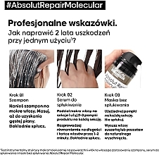Professional Multifunctional Leave-In Mask for Molecular Restructuring of Damaged Hair - L'Oreal Professionnel Serie Expert Absolut Repair Molecular Leave-In Mask — photo N4