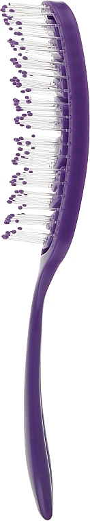 Flexible Blowing Rectangle Hair Drying and Styling Brush, CR-4280, violet - Christian — photo N3