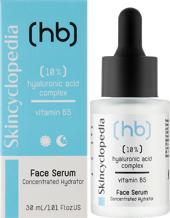 Moisturizing Face Serum with Hyaluronic Acid & Vitamin B5 - Skincyclopedia Hydrating Face Serum With Hyaluronic Acid And Vitamin B5 — photo N2