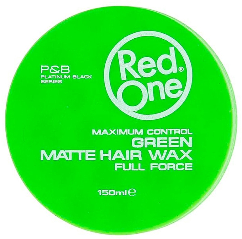 Matte Hair Wax - Redist Professional Red One Green Matte Hair Wax — photo N1