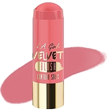 Blush - L.A. Girl Velvet Contour Sticks Blush — photo N1