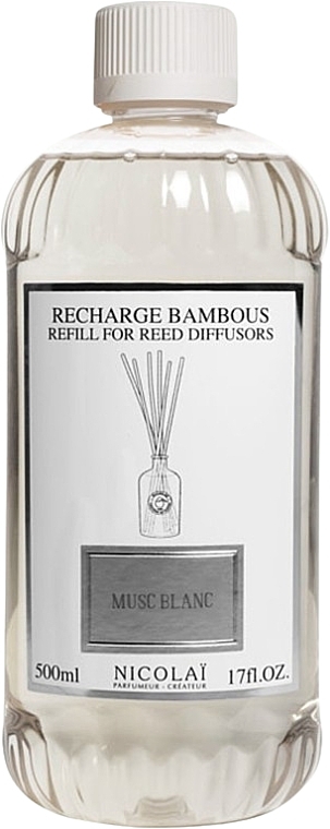 Nicolai Perfumeur Creator Musk White Refill - Reed Diffuser Refill — photo N1