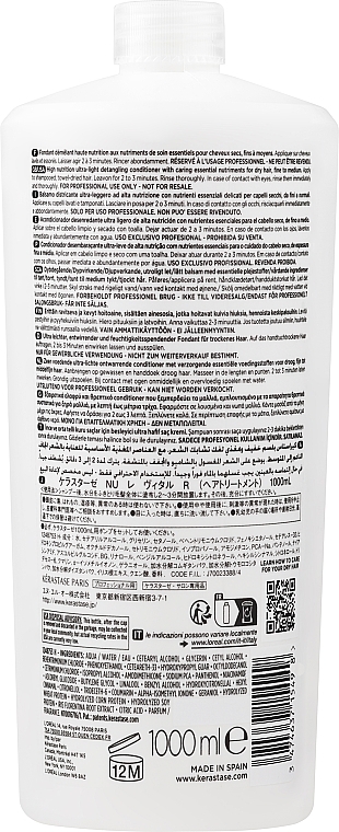 Nourishing Ultra-Lightweight Conditioner, with dispenser - Kerastase Nutritive Lait Vital Plant-Based Proteins+Niacinamide Nourishing Ultra-Light Detangling Conditioner (tester) — photo N2