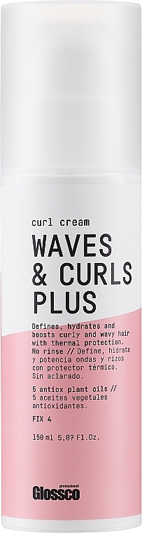 Medium Hold Cream 'Perfect Curls' - Glossco Waves & Curls Plus Cream — photo N1