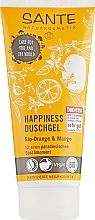 Fragrances, Perfumes, Cosmetics Bio Shower Gel "Orange Mango" - Sante Happiness Shower Gel