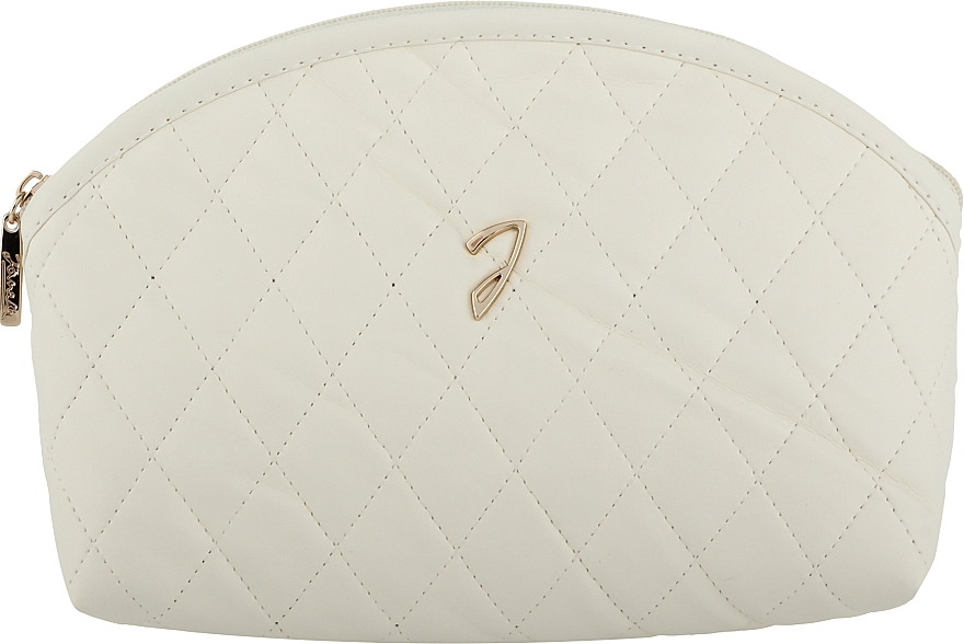 Quilted Makeup Bag, beige, A6111VT - Janeke — photo N1